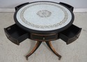 75382: JOHN RICHARD Regency Eglomise Mirror Drum T