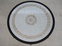 75382: JOHN RICHARD Regency Eglomise Mirror Drum T