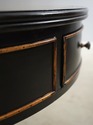 75382: JOHN RICHARD Regency Eglomise Mirror Drum T