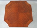 74699: KINDEL Mahogany Inlaid Side Table Bookshelf