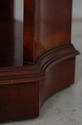 74699: KINDEL Mahogany Inlaid Side Table Bookshelf