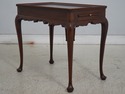 75449: HENKEL HARRIS Queen Anne Mahogany Tea Table