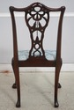 75392: Pair Antique English Carved Mahogany Side C