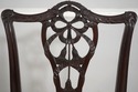 75392: Pair Antique English Carved Mahogany Side C