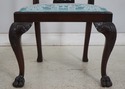 75392: Pair Antique English Carved Mahogany Side C