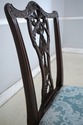 75392: Pair Antique English Carved Mahogany Side C