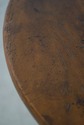 75523: DON RUSEAU Distressed Finish Tilt Top Table