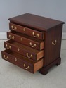 75520: HENKEL HARRIS Mahogany 4 Drawer Nightstand	
