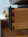 75520: HENKEL HARRIS Mahogany 4 Drawer Nightstand	