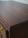 75520: HENKEL HARRIS Mahogany 4 Drawer Nightstand	