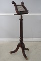 75478: Regency Style Mahogany & Brass Music Stand