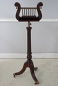 75478: Regency Style Mahogany & Brass Music Stand