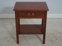 L65859EC: Pair STICKLEY Cherry 1 Drawer Nightstand