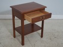 L65859EC: Pair STICKLEY Cherry 1 Drawer Nightstand