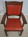70237: Set of 8 STICKLEY Mission Oak Leather Dinin