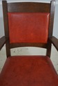 70237: Set of 8 STICKLEY Mission Oak Leather Dinin
