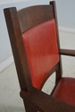 70237: Set of 8 STICKLEY Mission Oak Leather Dinin