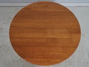 70250: STICKLEY Round Mission Oak Dining Room Tabl