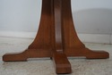 70250: STICKLEY Round Mission Oak Dining Room Tabl