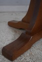 70250: STICKLEY Round Mission Oak Dining Room Tabl