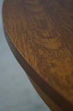 70250: STICKLEY Round Mission Oak Dining Room Tabl