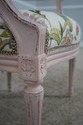 L61971EC: Pair Pink FrenchLouis XVI Style Upholste