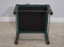 61970EC: Iron Base Bench w. Beach Coastal Upholste