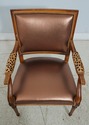 66111EC: Pair Cheetah Print Newly Upholstered Armc