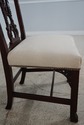 66143EC: Pair HICKORY CHAIR Rococo Carved Mahogany