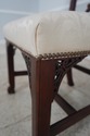 66143EC: Pair HICKORY CHAIR Rococo Carved Mahogany