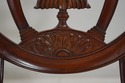 66032EC: Pair MAITLAND SMITH Mahogany Shield Back 