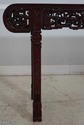 F66074EC: Chinese Oriental Carved Teak Console Tab