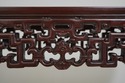 F66074EC: Chinese Oriental Carved Teak Console Tab