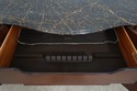 66030EC: EJ VICTOR French Marble Top Walnut Creden