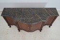 66030EC: EJ VICTOR French Marble Top Walnut Creden