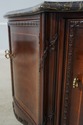 66030EC: EJ VICTOR French Marble Top Walnut Creden