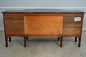 66030EC: EJ VICTOR French Marble Top Walnut Creden