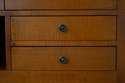 L66132EC: DAVID SMITH Tiger Maple Secretary Desk