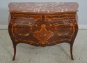 LF70334: French Louis XV Marquetry Inlaid Marble T