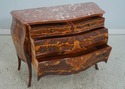 LF70334: French Louis XV Marquetry Inlaid Marble T