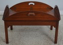L70543: WRIGHT TABLE CO Chippendale Walnut Butler 