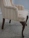 F70519: Queen Anne Mahogany Leg Upholstered Chair