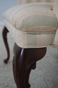 F70519: Queen Anne Mahogany Leg Upholstered Chair