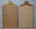 70550/51: Pair French Louis XV Style Large Gold Mi