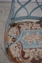 70562: Adams Paint Decorated Armchair w. Needlepoi