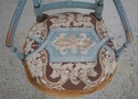 70562: Adams Paint Decorated Armchair w. Needlepoi