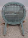 70562: Adams Paint Decorated Armchair w. Needlepoi