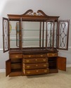 55671: STONELEIGH Mahogany 4 Door Breakfront China