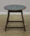 L57613EC: Primitive Bench Made Oval Top Distressed