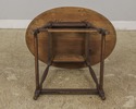 L57613EC: Primitive Bench Made Oval Top Distressed